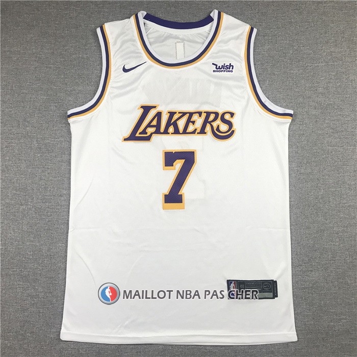 Maillot Los Angeles Lakers Carmelo Anthony NO 7 Association 2021 Blanc